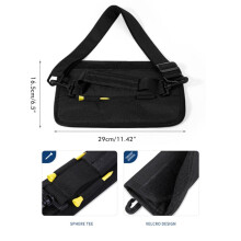 Golfclub-Tasche mit verstellbarem Schultergurt, leicht und tragbar, für Männer – Golfschlägerträger mit Tee-Halter für 5 Schläger, schwarz