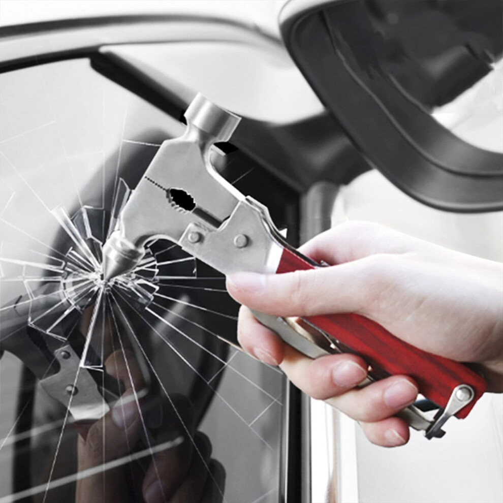 Hammer - Multifunctional Emergency Life Hammer With Wire Cutter, Screwdriver Set For Camping And Car Safety Tools 6493810689420