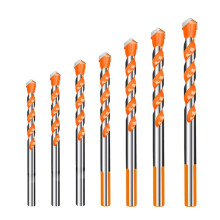 7pcs Tungsten Carbide Drill Bit Set for Masonry Metal Steel Ceramic Tile Concrete Brick Wood 3-12mm Sizes