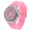 Female Children LED Back Light Quartz Round Watch 5