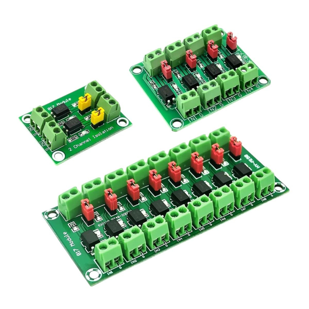 Pc817 Optocoupler Isolation Board 1-8 Channel Voltage Converter 3.6-30V Driver Photoelectric Isolated Module 6482260664149