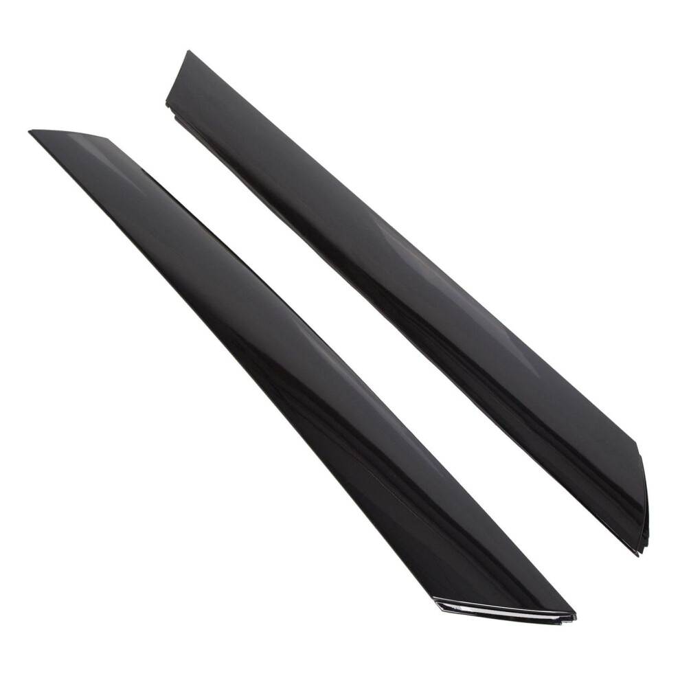 Windshield Pillar Trim For Kia Soul 2010-2013, Right Left Exterior Molding Garnish, 78Cm Abs Plastic 861802K500 Black 6947110174082