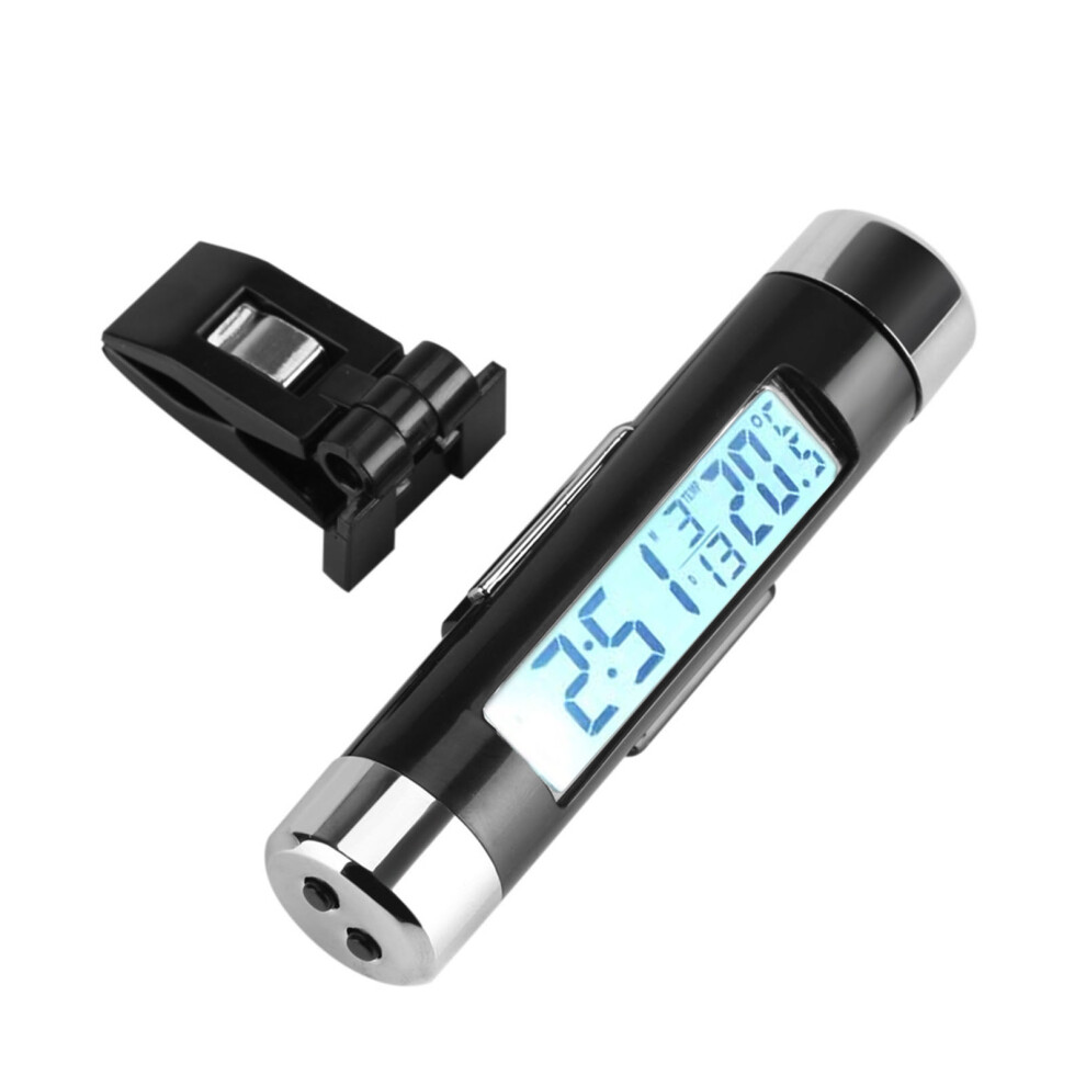 Clip On Truck Car Lcd Thermometer Automotive White 9387669687102