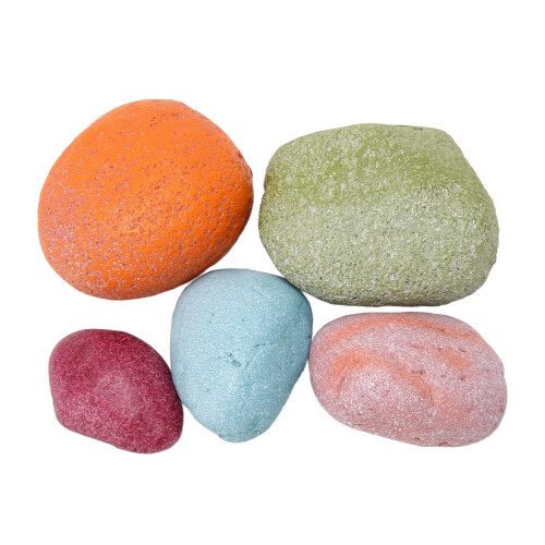 5pcs Fish Tank Decorative Colored Stones 2