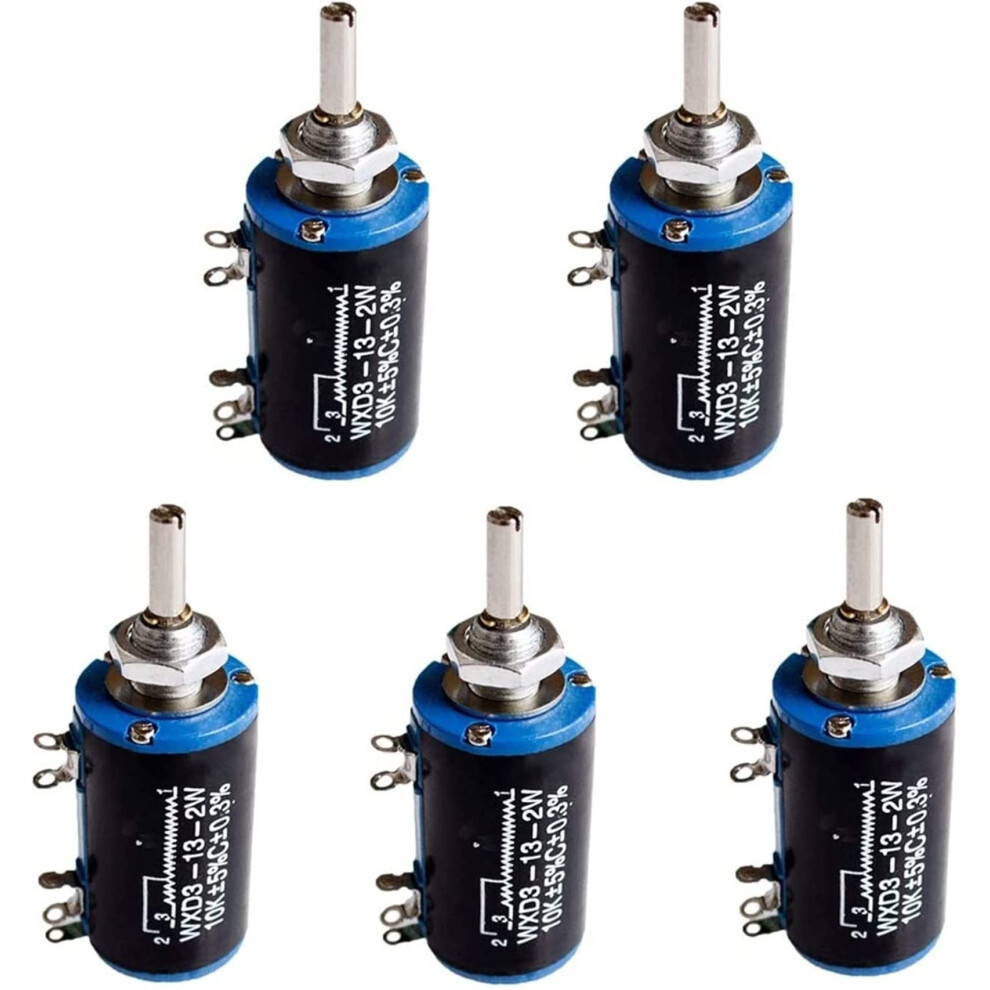 Switch Encoder Wxd3-13-2W 10K Ohm Multi-Turn Potentiometer 1K 2.2K 4.7K 5.6K 6.8K 47K 100K Rotary Switch 6947110174426