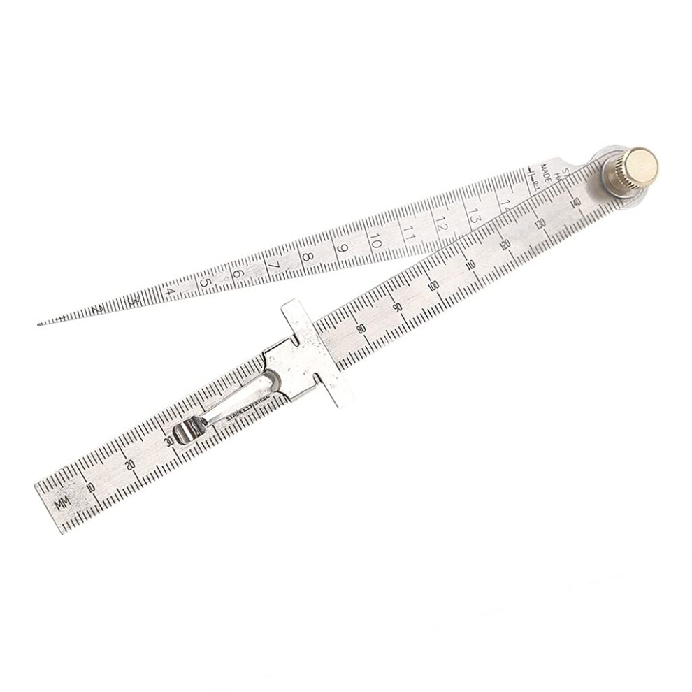 Measuring Tool Feeler Gauges 1-150Mm Stainless Steel Bore Measurement Taper Ruler Protractor For Precision Work 6276012487212