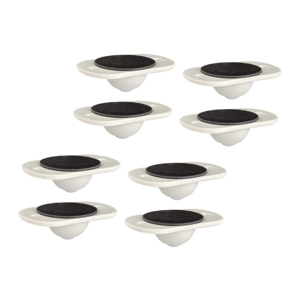 Caster Wheels 8Pcs Swivel Roller Casters With Transfer Bearing For Furniture, Self-Adhesive Chair Casters, Universal 360-Degree Mobility 6493810689970