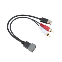 Cable de retención para puerto USB USB+2RCA Cube/Juke/Versa