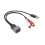 Cable de retención para puerto USB USB+2RCA Cube/Juke/Versa 2