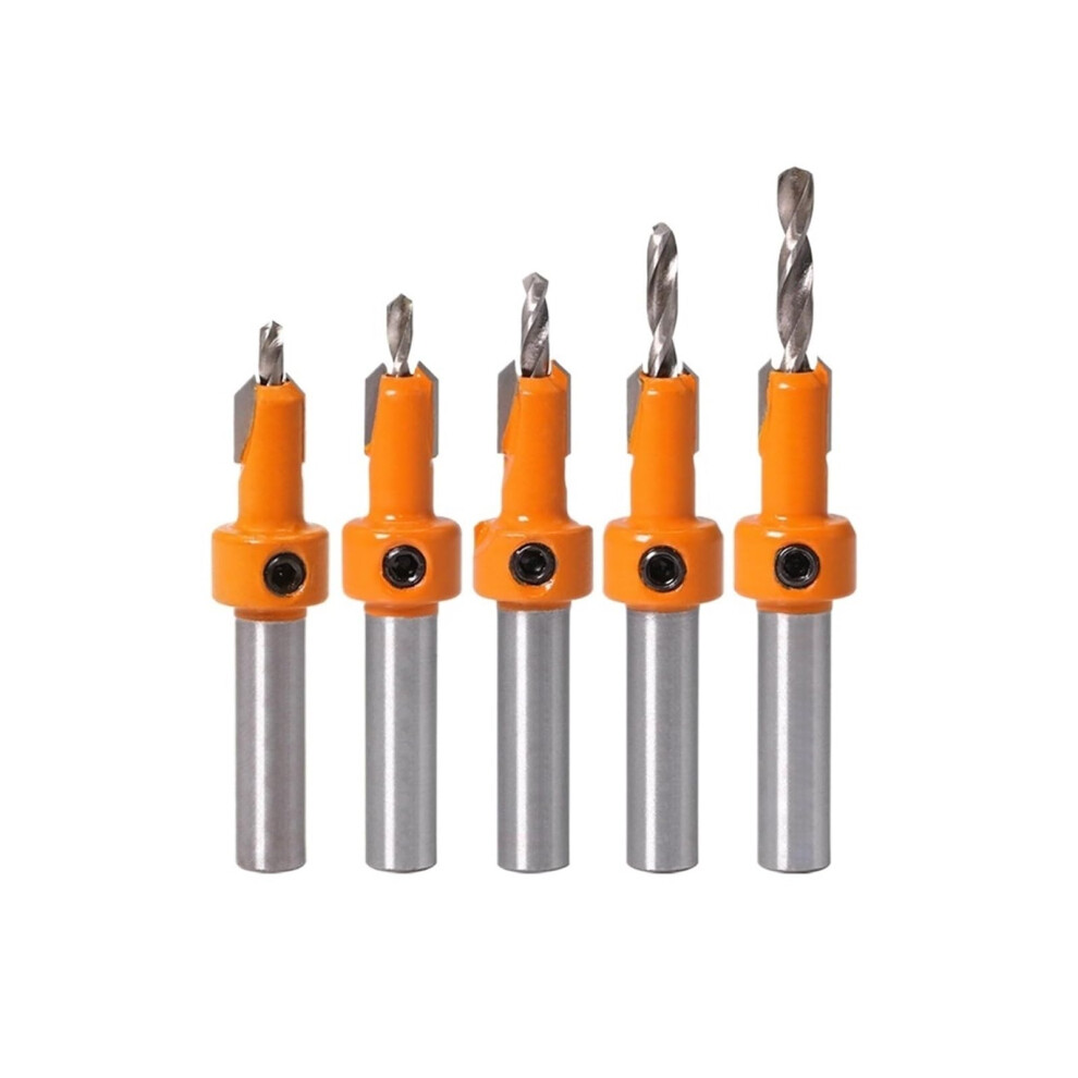 8Mm Shank Hss Woodworking Countersink Router Bit Screw Extractor For Wood Milling Cutter (1Pc 4.0Mm Size) 6482260665146