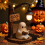1PCS Halloween Cute Ghost Reading Lantern 1