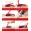 Poly Strapping Tensioner and Cutter Manual Banding Tools for 1/2" to 3/4" Width Polyester and Polypropylene Strap 4