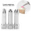 3pcs/ Set Stainless Steel Durable Safe Cream 12