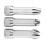 3pcs/ Set Stainless Steel Durable Safe Cream 6