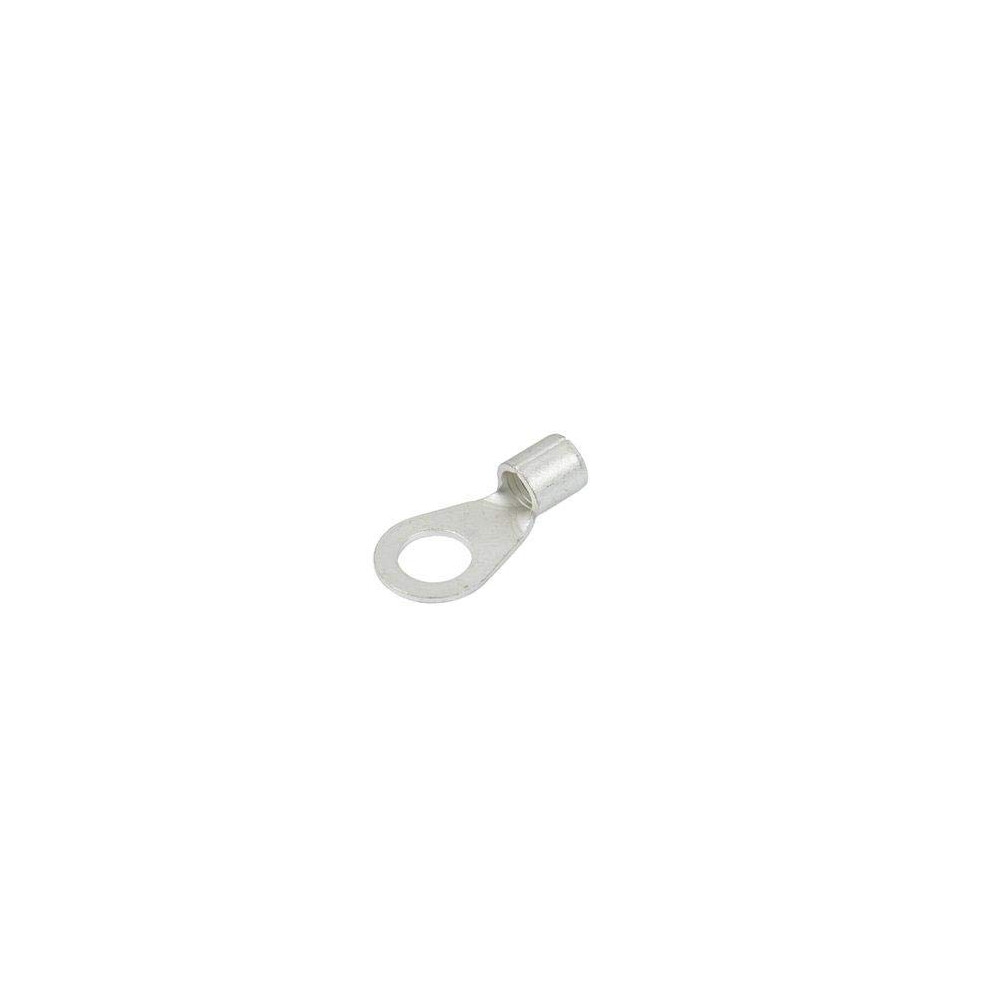 2/0 Gauge Non-Insulated Ring Terminal Connectors 1/2 Inch, Heavy-Duty Copper, 25 Pack For Electrical Wiring 6493810690150
