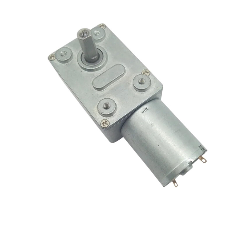Jgy370 Dc Worm Gear Reduction Motor 6V/12V/24V 90Rpm 24V Large Torque Slow Self-Locking Motor For Robotics 6276012487762