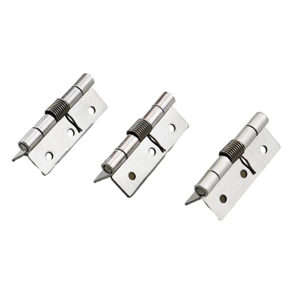 Industrial Equipment Spring Hinge 2.5 Inch Automatic Return 1Pcs Buffed 38X32 Heavy Duty Door Hinge 6947110175218