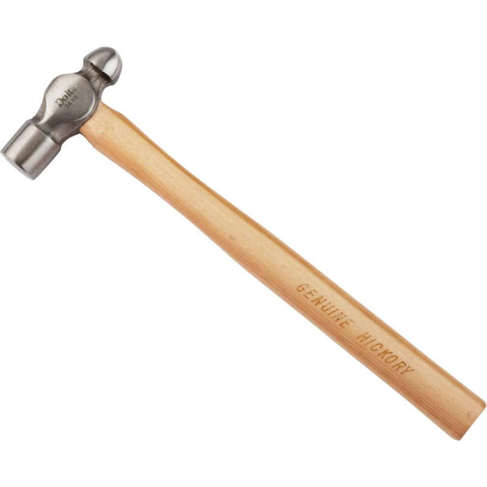 357863 Ball Peen Hammer 24oz Steel Construction with Shock-Absorbing Handle for Precision Metalwork-image-OPC-PJNHZVY-NEW