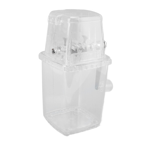 Handbetriebene Eiskruste, klare, rostfreie, multifunktionale manuelle Eiskruste für Zuhause, Küche transparent