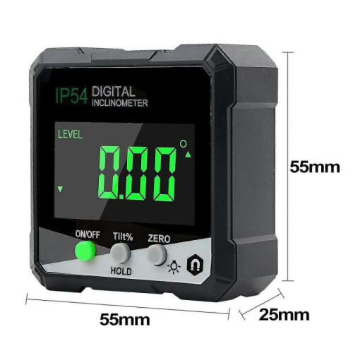 Digital Angle Finder, Protractor/angle Gauge with Lcd, Inclinometer with Magnet, Digital Angle Measurement Ruler 1