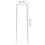 50Pcs Garden Stakes Ground Staple Spikes U shaped 11