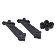 RC-Auto Heckflügelhalterung Schwarz Kunststoff Hochleistungsersatz Heckflügelhalterung für ZD Racing DBX10 7531 1/10