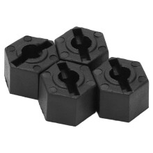 4 Stück Sechskant-Radnaben-Erweiterungsadapter RC Modellauto Teile Verbreiterter Adapter für ZD Racing 7504 1/10 RC