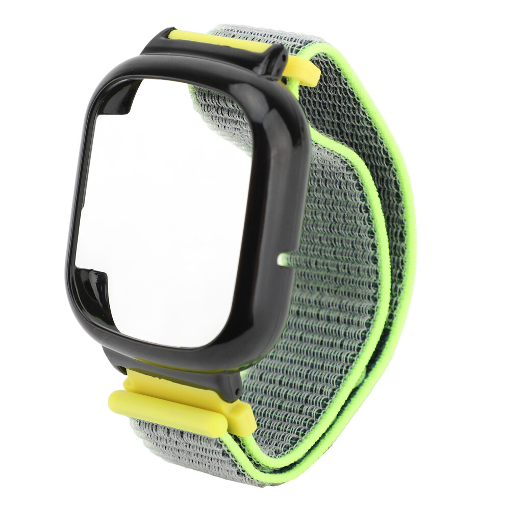Watch Band Replacement Wristband Hook And Loop Yellow 9387669702454