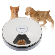 Automatische voerbak voor huisdieren met timer - 6 compartimenten geschikt voor droogvoer, water en voerbakken (honden, katten,