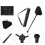Folding cane, tripod stool, adjustable seat height, pole, adjustable seat, folding stool, folding chair with pole 3