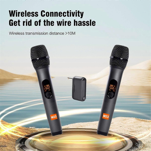 New Universal Microphone Home USB Wireless Microphone Live Broadcast Radio Digital Display Microphon 2