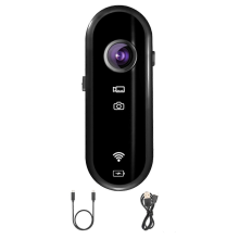 Cámara de acción C3 Pro Thumb 1080P HD con cuerpo pequeño, compatible con grabación de vlogs con manos libres a primera vista