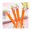 100x Στυλό μελανιού Carrot Bunny, δώρο για το Πάσχα, διακόσμηση για το Πάσχα, στυλό συ 5