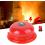 Campainha de incêndio com alto volume de 100 dB, campainha elétrica de aço inoxidável de 4 polegadas com toque interno, compatível com alarm 2