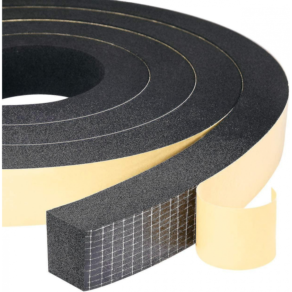 Foam seal, 2 rolls, 25 mm (w) x 20 mm (h) x 4 m (l), seal, weatherproof, impact, anti-collision, Furnitu-YUHAO
