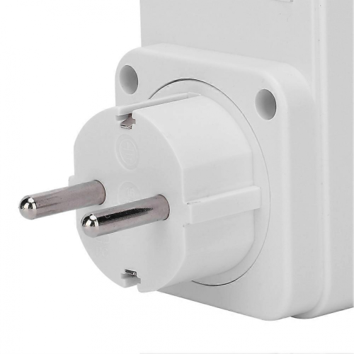 Stopcontactschakelaar met timer, afteltimer, EU-stopcontact 230V 2