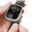 Συμβατό με την θήκη Apple Watch Series 10 46mm, ημι-τυλιγμένο προστατευτικό κάλυμμα ρολογ 5