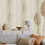 DEBONA Gold Marble Metallic Wallpaper Cream Shimmer Textured 1