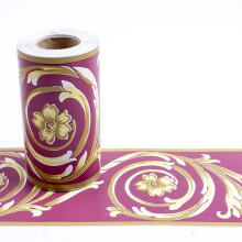 (1028) 10m Self-adhesive Waist Line Wallpaper Wall Border.Stickers Skirting Baseboard