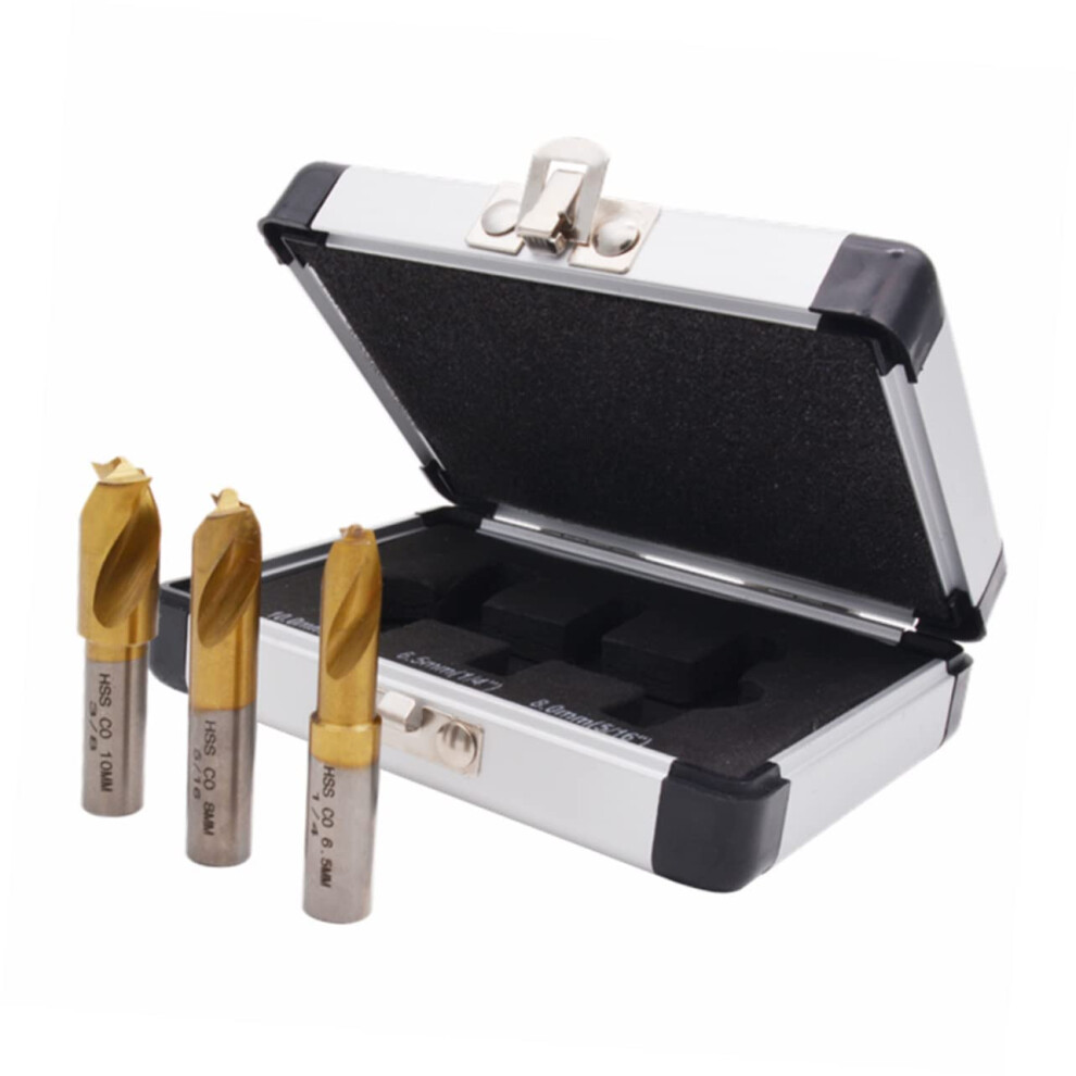 6.5Mm 8Mm 10Mm Spot Weld Drill Bits Set - High Efficiency Remover Drills For Aluminum Welding And Spot Welders 6482260666976