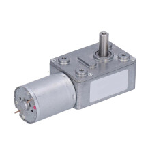 60RPM Worm Gear DC Motor with High Torque Gear Reducer for Robotics and Automation Applications