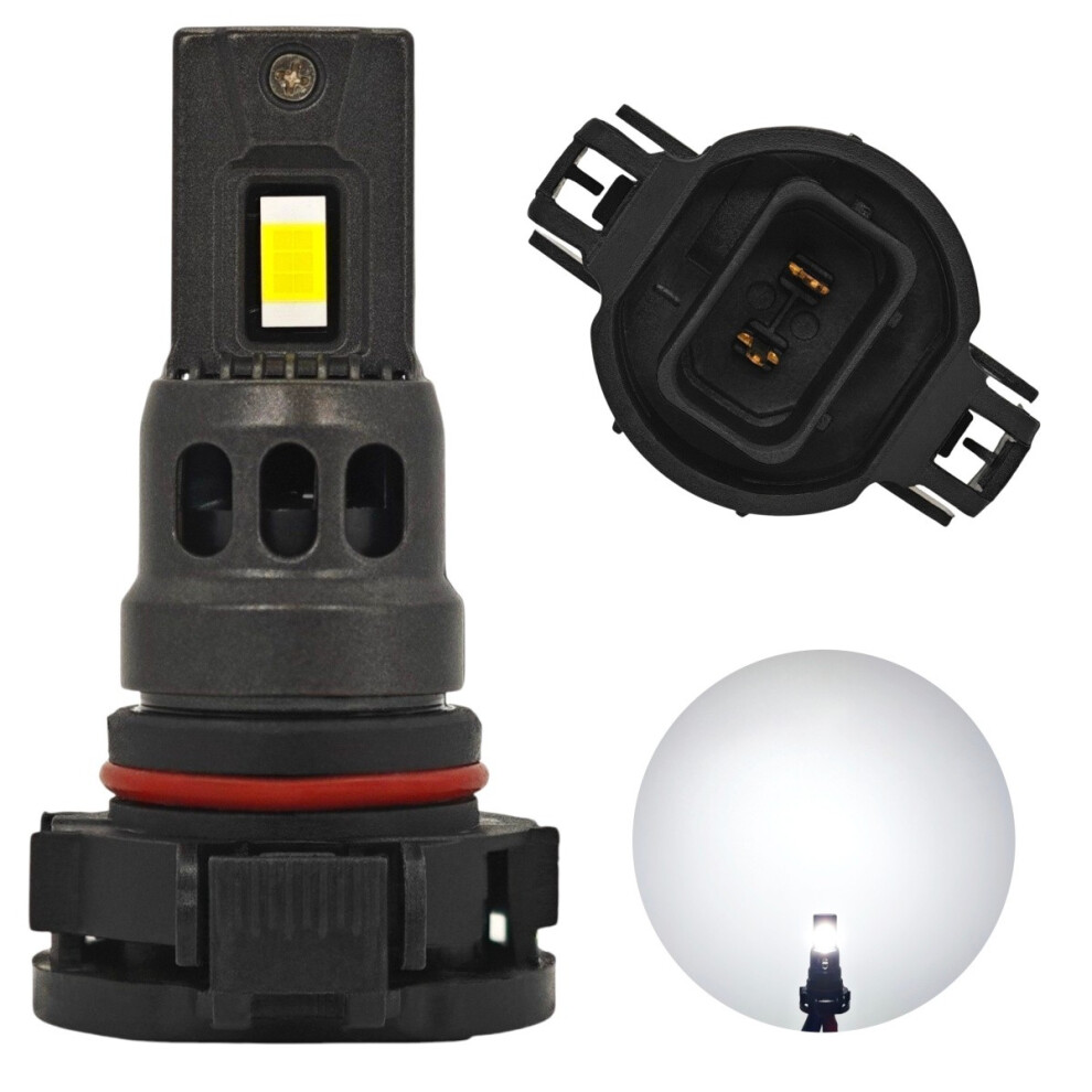 2 Pcs H16 Led Bulb Ps24w 12-24V 4000Lm Canbus Strong White 5904865424009