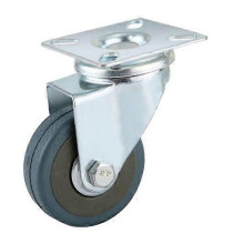 Pvc Casters Heavy Duty 2/3 Inch Pneumatic Casters Noiseless Wheels 2pcs