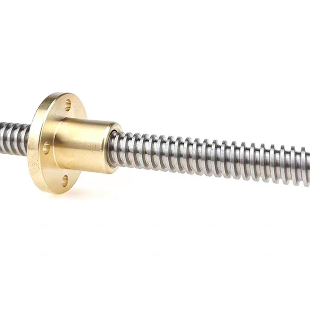 T16 Lead Screw 100mm to 600mm Trapezoidal Screw for 3D Printers, Lead 2/3/4/8mm, Pitch 4mm, High Precision-image-OPC-PJNJWKW-NEW