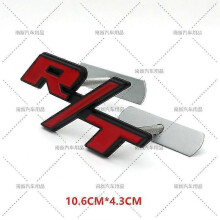 (T-08) Metall R/t Rt Logo Emblem Abzeichen Auto Kühlergrill Aufkleber Für Dodge Journey Charger Challenger