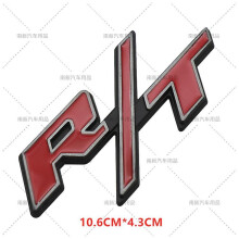 (T-03) Metall R/t Rt Logo Emblem Abzeichen Auto Kühlergrill Aufkleber Für Dodge Journey Charger Challenge