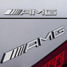 Mercedes Amg Chrom Kofferraum Emblem Abzeichen zum Aufkleben für alle Mercedes Amgs