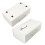 White Bread Bin Large Capacity Countertop Bread Storage Container with Door 5