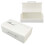 White Bread Bin Large Capacity Countertop Bread Storage Container with Door 9