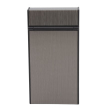 Premium Black Aluminum Alloy Cigarette Holder Case 6x2x11.7cm